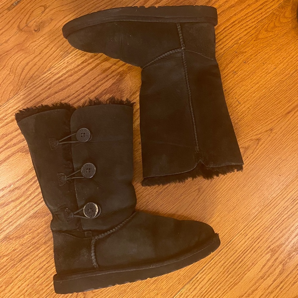 UGG Bailey Button Boots, Black